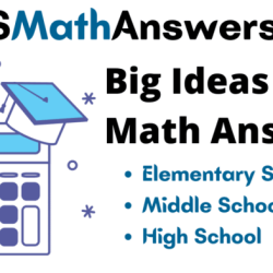 Big ideas math chapter 6 answer key