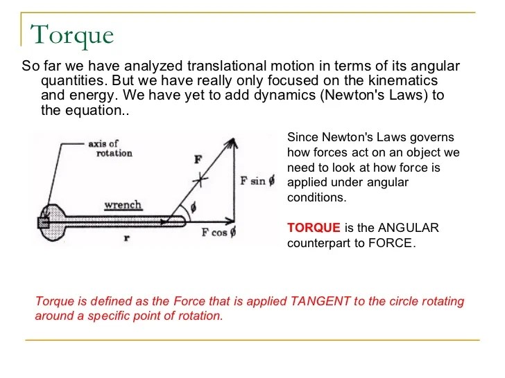 Ap physics 1 torque and rotational motion