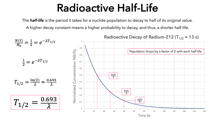 Half life graph worksheet answer key