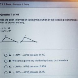 Geometry semester 1 final exam answer key pdf