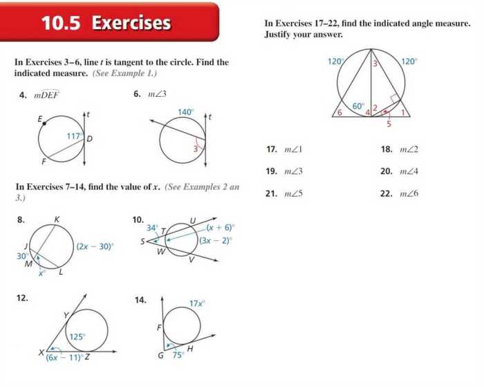 Unit 10 circles homework 7 segments lengths answer key