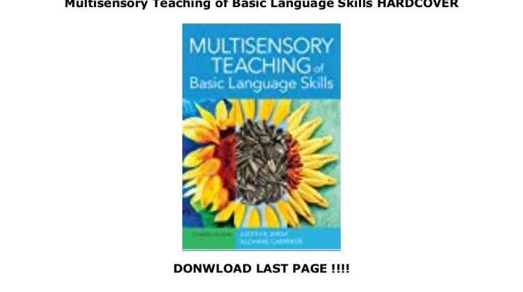 Multisensory teaching of basic language skills pdf